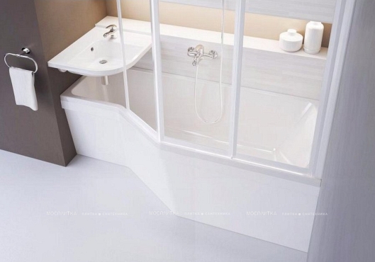 Акриловая ванна 1MarKa Convey R 150x75 - 4 изображение