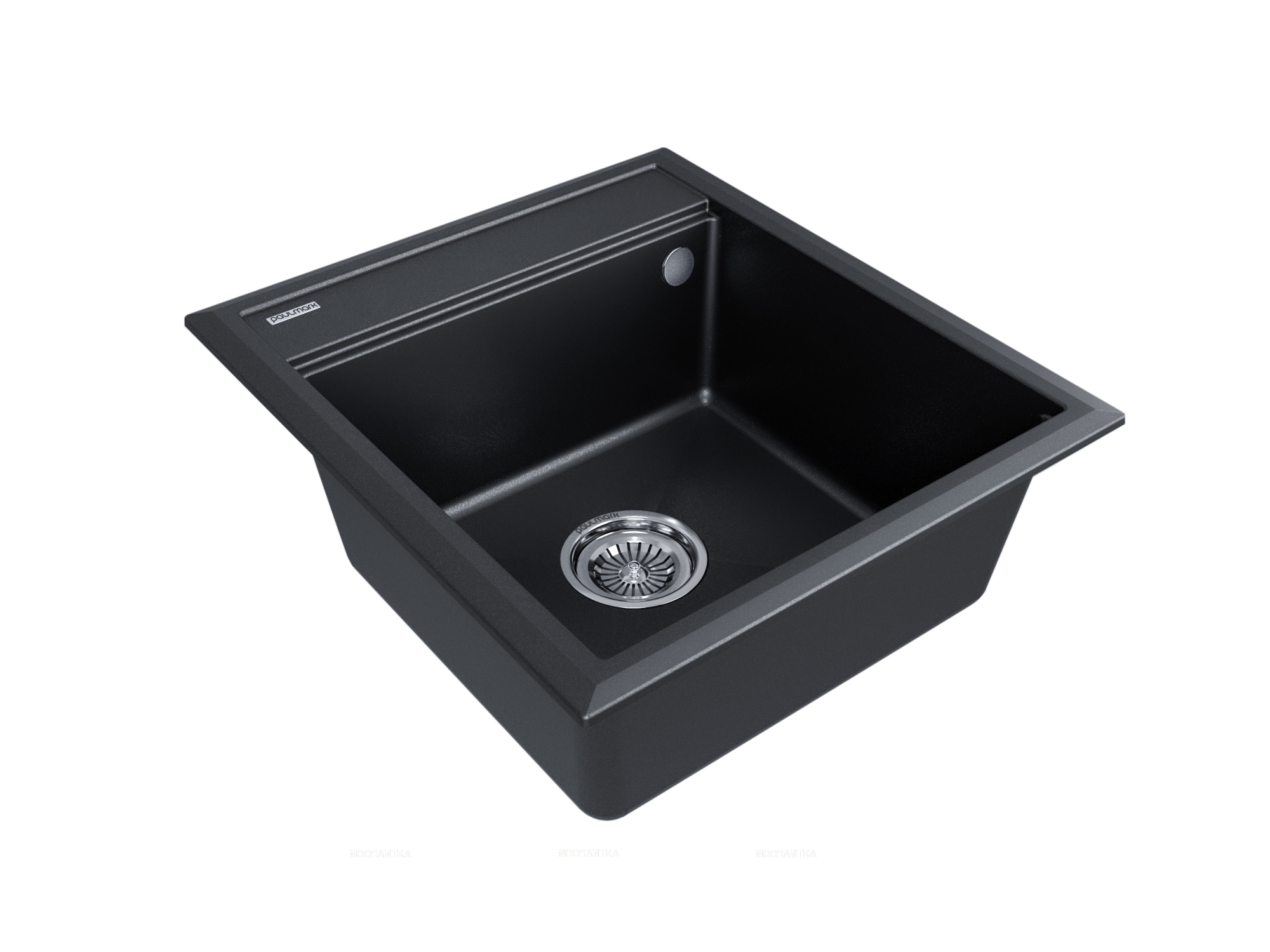 Мойка кухонная Paulmark Stepia PM114651-BLM черный металлик - изображение 2