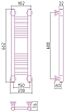 Полотенцесушитель водяной Сунержа Богема+ 60х15 см 00-0220-6015 без покрытия - изображение 3