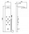 Душевая панель с гидромассажем Kolpa-San Kerrock City 3F, Graphite-9070 черный - 2 изображение