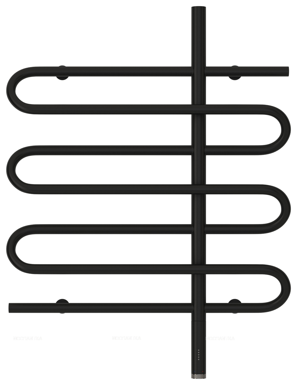 Полотенцесушитель электрический Сунержа Эпатаж 2.0 80х60 см 31-0551-8060 матовый черный - изображение 2