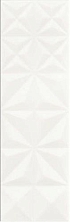 Керамическая плитка Meissen Плитка White Magic Squares Structure 25х75 