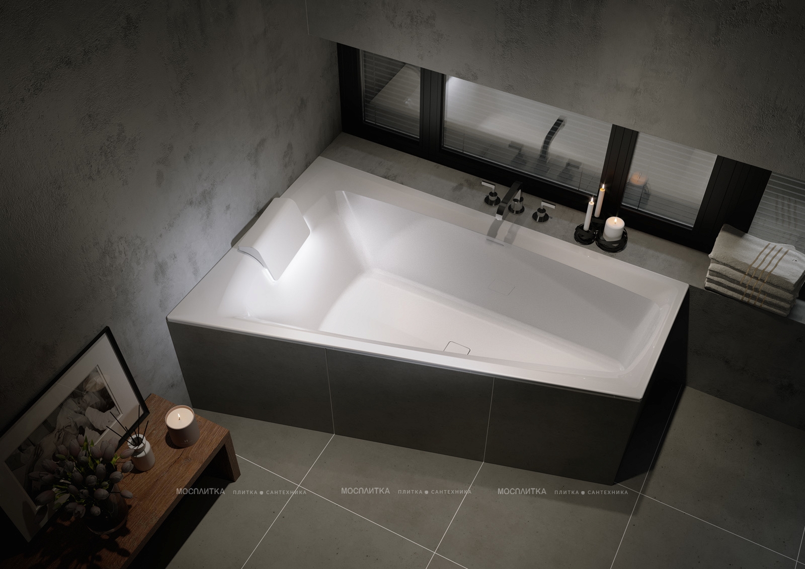 Акриловая ванна Riho Still Smart 170x110 L BR04C0500K00130 - изображение 2