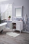 Комплект мебели для ванной Aquanet Селена 90 белый/серебро - 10 изображение