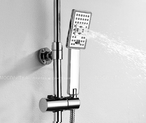 Душевая стойка WasserKRAFT A17701 для ванны и душа, хром - изображение 7