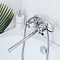 Смеситель для ванны с душем РМС SL118-140P хром глянец - 2 изображение
