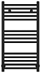 Полотенцесушитель водяной Сунержа Модус 80х40 см 31-0250-8040 матовый черный - 2 изображение
