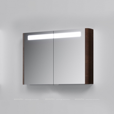 Зеркальный шкаф Am.Pm Sensation M30MCX1001TF с подсветкой, 100 см, табачный дуб - 5 изображение
