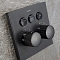 Душевой комплект Black&White Universe U7567GM 1 режим, темно-серый - изображение 3