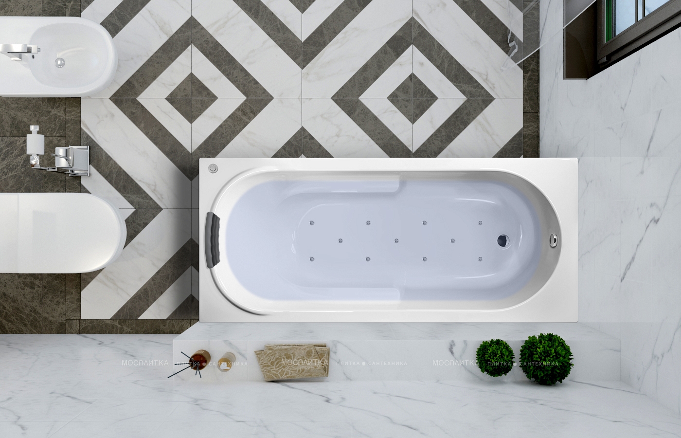 Акриловая ванна Lavinia Boho Bristol, 150x75 см, 360250A0 - изображение 4