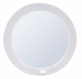 Зеркало косметическое Ridder Mulan на присосках 5х-увеличение, белый