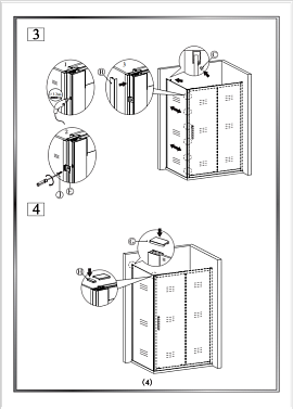 Душевая перегородка GOOD DOOR COFE SP-80-C-B КФ00018 черный