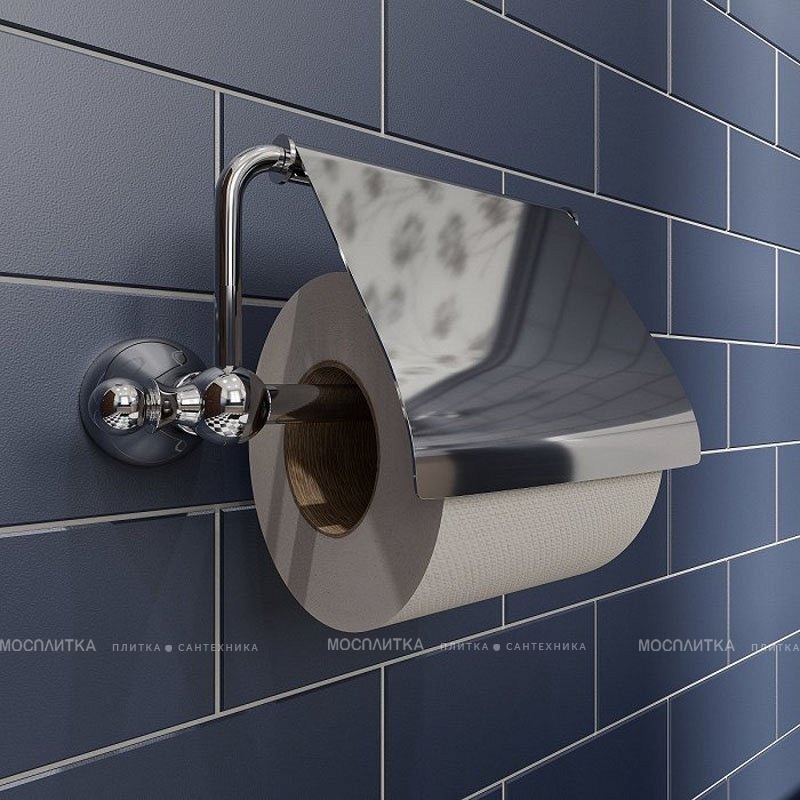 Держатель туалетной бумаги с крышкой Iddis Retro RETSSC0i43, хром - изображение 5