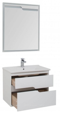 Комплект мебели для ванной Aquanet Модена 75 белый глянец - 3 изображение