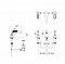 Смеситель Devon&Devon Dandy MARF46 для раковины на 3 отв., светлое золото - 2 изображение