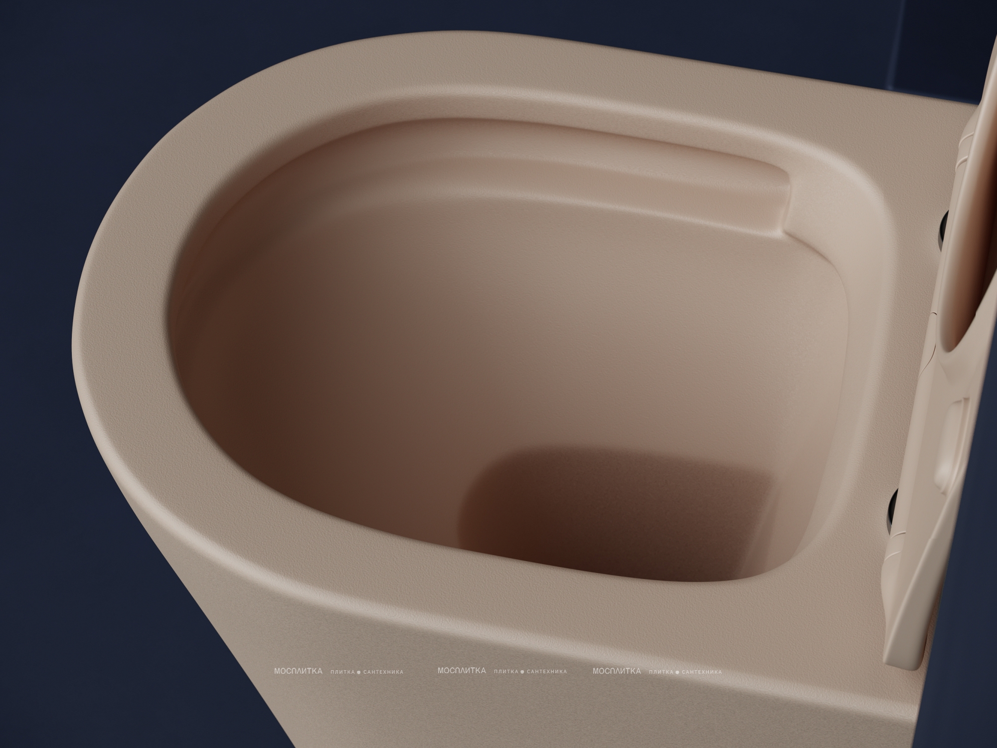 Комплект подвесной безободковый унитаз Ceramica Nova Balearica CN6000MC Капучино матовый с сиденьем Микролифт + инсталляция Am.Pm ProI 012704 - изображение 6
