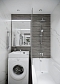 Раковина Paulmark Welt над стиральной машиной, белая, 60х60, с комплектом PM730431 - изображение 3