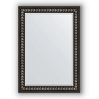 Зеркало в багетной раме Evoform Exclusive BY 1195 75 x 105 см, черный ардеко