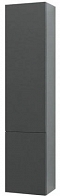 Шкаф-пенал для ванной Aquanet Алвита 35 серый антрацит - 5 изображение