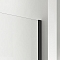 Душевая перегородка Aquatek 100х200 см AQ WIW 10020BL профиль черный, стекло прозрачное - 4 изображение