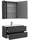Комплект мебели для ванной Aquanet Алвита 100 серый антрацит - изображение 5