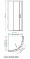 Душевой уголок Wasserkraft Lippe 45S01 90x90см прозрачный - 3 изображение