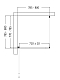 Душевой уголок AQUAme 80х80 см AQM5215-LH-8 профиль черный, стекло прозрачное - 3 изображение