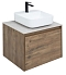 Комплект мебели для ванны Aquanet Nova Lite 60 см 249511, 1 ящик, коричневый - изображение 9