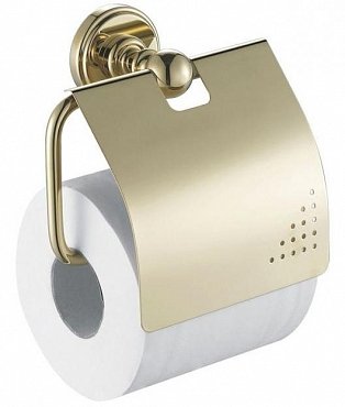 Держатель туалетной бумаги Aquanet 4686, золото