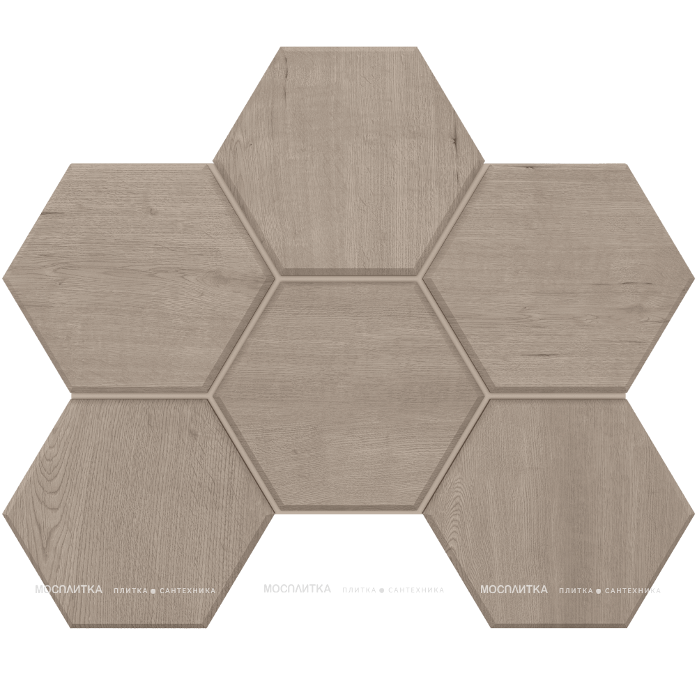Мозаика CW01 Hexagon 25x28,5 непол.