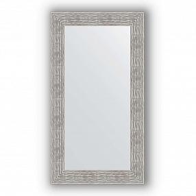 Зеркало в багетной раме Evoform Definite BY 3089 60 x 110 см, волна хром