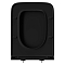 Крышка-сиденье Point Меркурий PN46831BM, дюропласт, микролифт для унитаза, чёрная матовая - 3 изображение