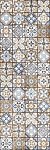 Керамическая плитка Cersanit Плитка Atlas рельеф многоцветный 20х60