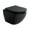 Комплект подвесной безободковый унитаз Ceramica Nova Metropol Rimless CN4002MB с микролифтом + система инсталляции Envision CN1002B с кнопкой смыва Flat черный матовый и шумоизоляционной панелью - изображение 2