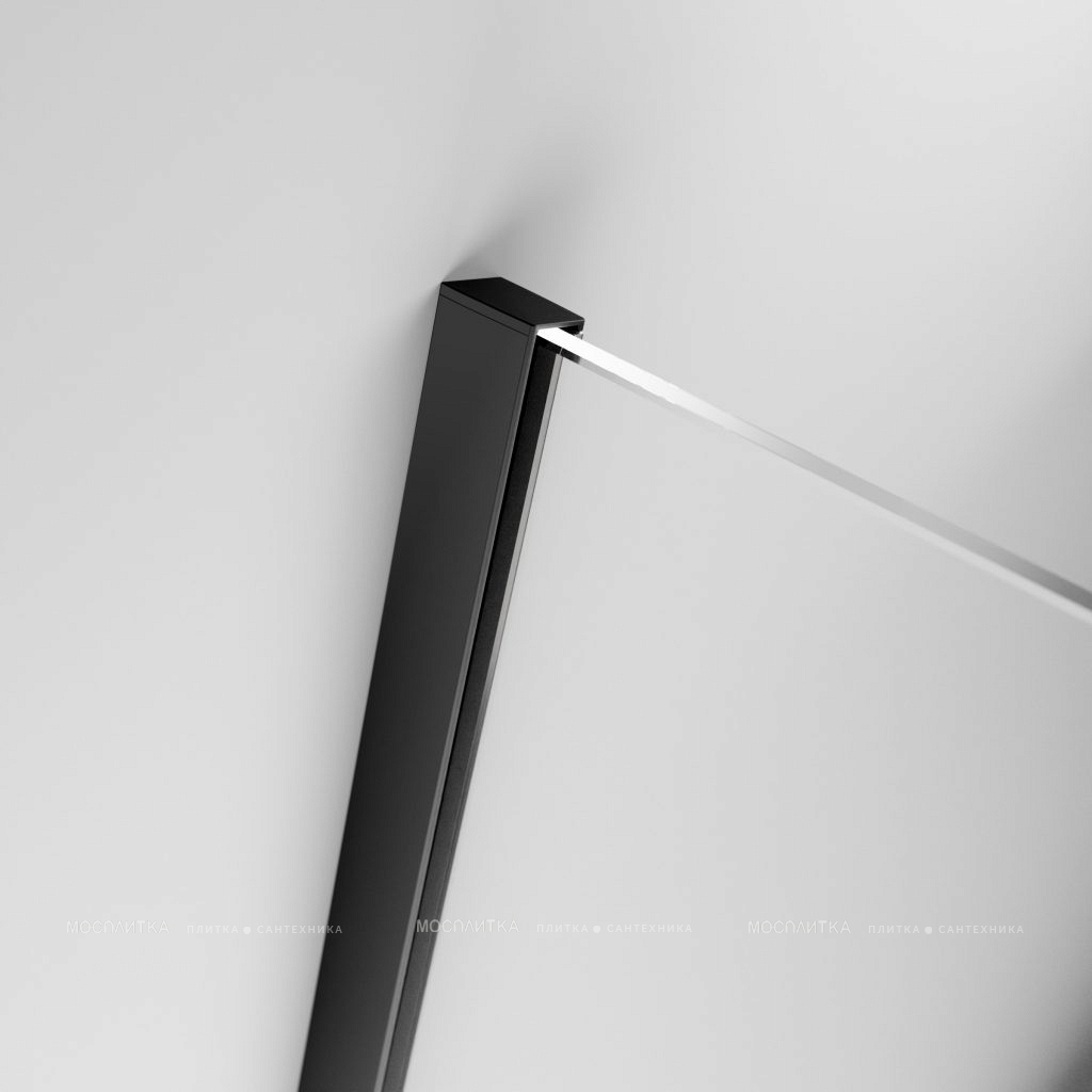 Душевой уголок Radaway Furo KDD 80х100 см стекло прозрачное, профиль черный - изображение 5