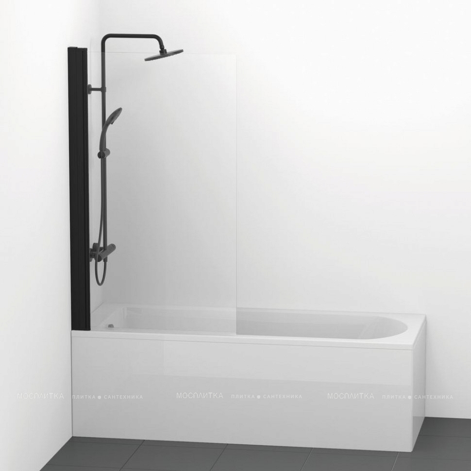 Шторка для ванны 80x140 см для прямоугольной ванны Ideal Standard CONNECT 2 T9923V3 - изображение 3