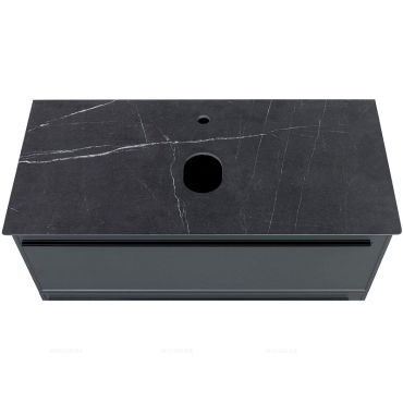 Столешница La Fenice Granite Black Olive Light Lappato 90 см FNC-03-VS03-90 черный мрамор - 2 изображение