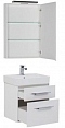 Комплект мебели для ванной Aquanet Виченца 60 белый глянец - изображение 3