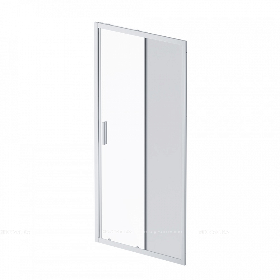 Душевая дверь Am.Pm Gem 100 см W90G-100-1-195MG стекло прозрачное / тонированное, профиль хром - изображение 7