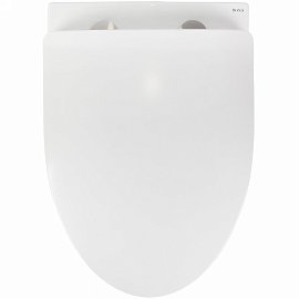 Унитаз подвесной безободковый Bond Oval F05-10 с крышкой-сиденьем микролифт белый