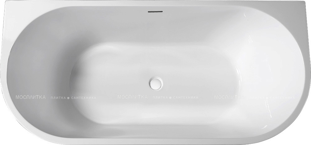 Акриловая ванна Abber 130х70 см AB9216-1.3, белая - изображение 2