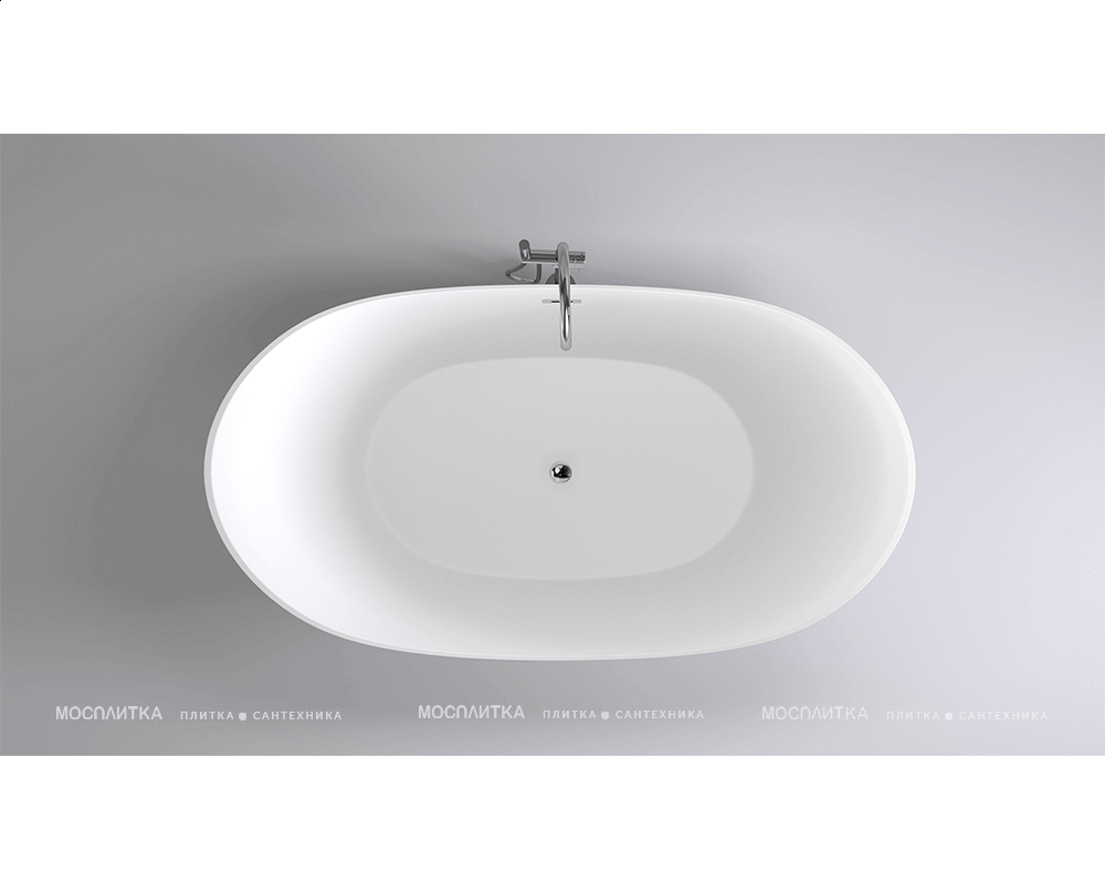Акриловая ванна Black&White Swan 104SB00, 180x80 см - изображение 4