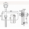 Гигиенический душ Boheme Venturo 377-SGM со смесителем, gunmetal shine - изображение 2