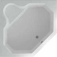 Акриловая ванна Aquatek Лира 148х148 см LIR150-0000011, белый1