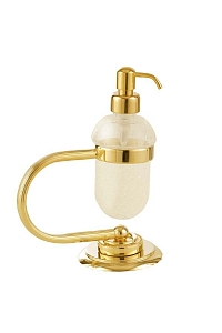 Дозатор для жидкого мыла Boheme Murano 10909-G золото