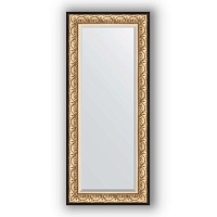 Зеркало в багетной раме Evoform Exclusive BY 1271 65 x 150 см, баРокко золото