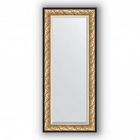 Зеркало в багетной раме Evoform Exclusive BY 1271 65 x 150 см, баРокко золото