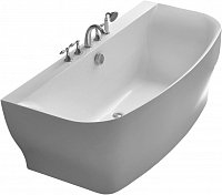 Акриловая ванна BelBagno 165х78 см BB74-1650-W0 без перелива, белый1