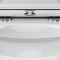 Комплект подвесной безободковый унитаз Am.Pm Gem C901700SC с сиденьем микролифт, белый + инсталляция Geberit Delta 458.163.21.1 с панелью смыва, хром глянцевый - изображение 6