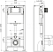 Комплект подвесной безободковый унитаз Bocchi V-Tondo 1416-001-0129 белый + инсталляция Am.Pm Pro I012704 - 6 изображение